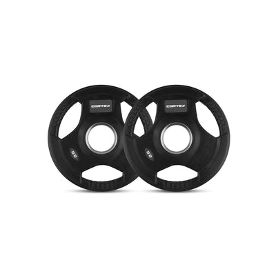 CORTEX 145kg Tri-Grip 50mm Olympic Plate Set Payday Deals