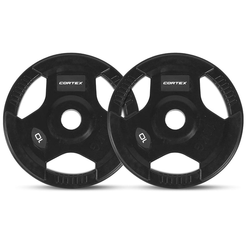 CORTEX 145kg Tri-Grip 50mm Olympic Plate Set Payday Deals