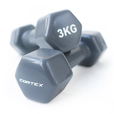 CORTEX 1kg to 3kg 3-Pair Dumbbell Set with Stand Payday Deals