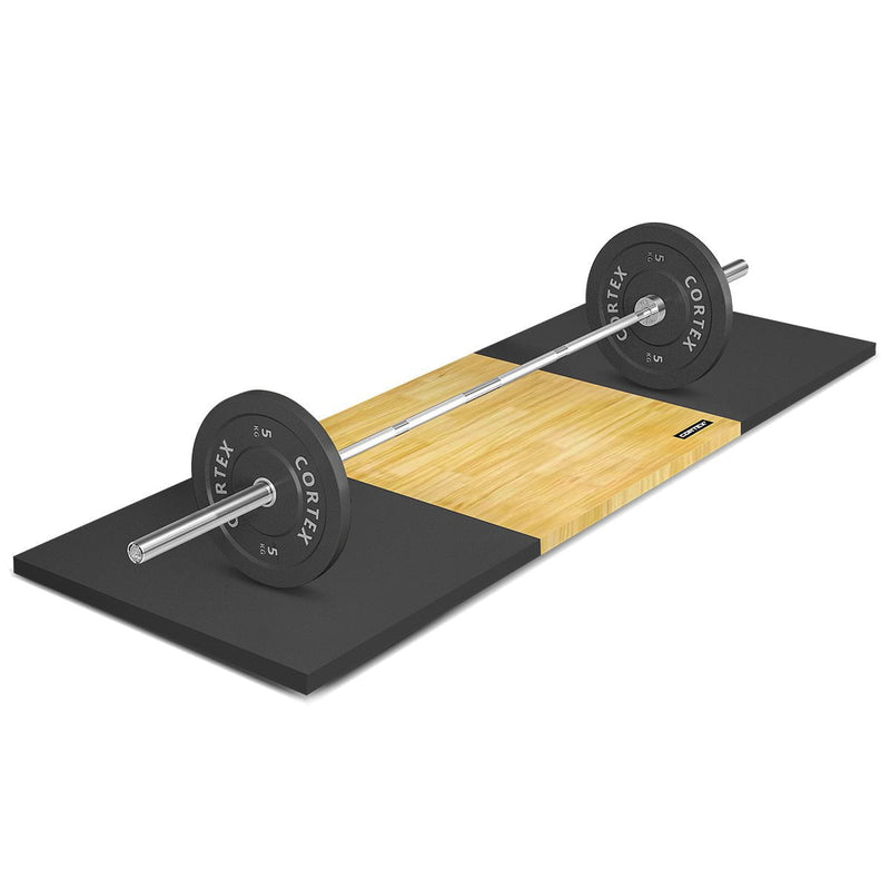 CORTEX 3m x 1m 50mm Weightlifting Platform with Dual Density Mats Set Payday Deals