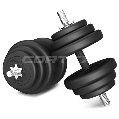 CORTEX 85kg EnduraShell Barbell & Dumbbell Weight Set Payday Deals