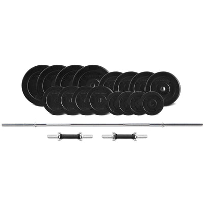 CORTEX 85kg EnduraShell Barbell & Dumbbell Weight Set Payday Deals