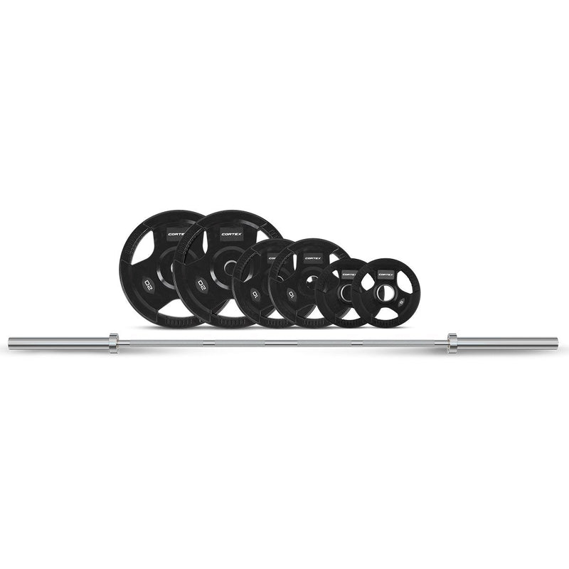 CORTEX 90kg Tri-Grip 50mm Olympic Plate Set Payday Deals