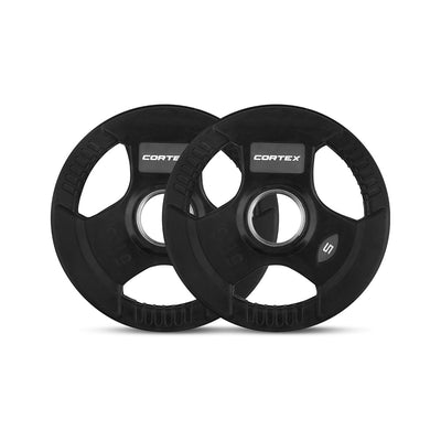 CORTEX 90kg Tri-Grip 50mm Olympic Plate Set Payday Deals