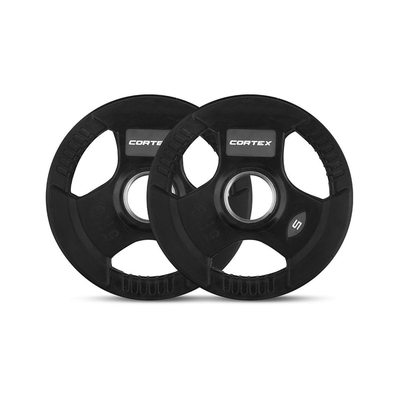 CORTEX 90kg Tri-Grip 50mm Olympic Plate Set Payday Deals