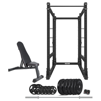 Cortex ALPHA Series ARK06 Commerical Full Rack with Storage + 100kg of Olympic Weights and Barbell Payday Deals