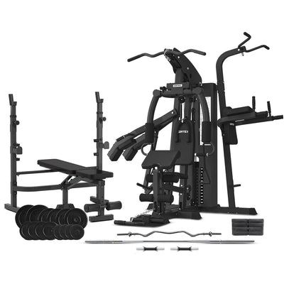 CORTEX GS7 Multi Station Home Gym with 98kg Weight Stack + MF4000 Bench Press + 90kg EnduraShell Weight Plate Package Payday Deals