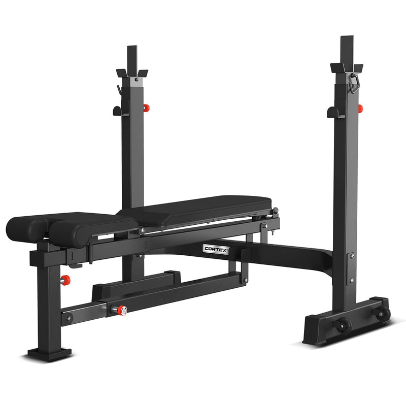 CORTEX MF410 MultiFunction Bench Press + 100kg Olympic Tri-Grip Weight Plate & Barbell Package Payday Deals
