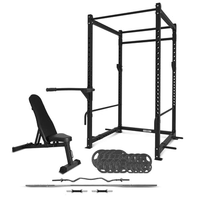 CORTEX PR-3 Power Rack + BN-6 Bench + 90kg Standard Tri-Grip Weight Plate Package