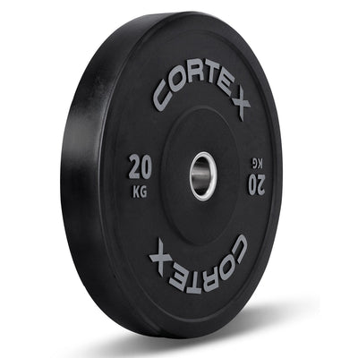 CORTEX Pro 150kg Black Series Bumper Plate V2 Package with Toaster Rack Payday Deals