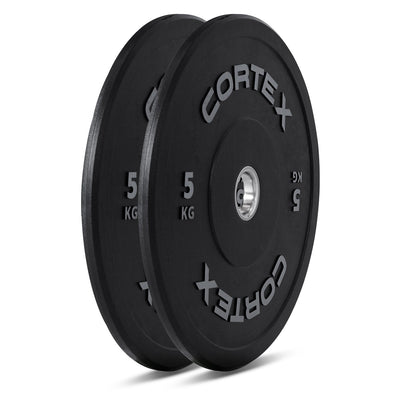 CORTEX Pro 170kg Black Series Bumper Plate V2 Package with SPARTAN205 Barbell Payday Deals