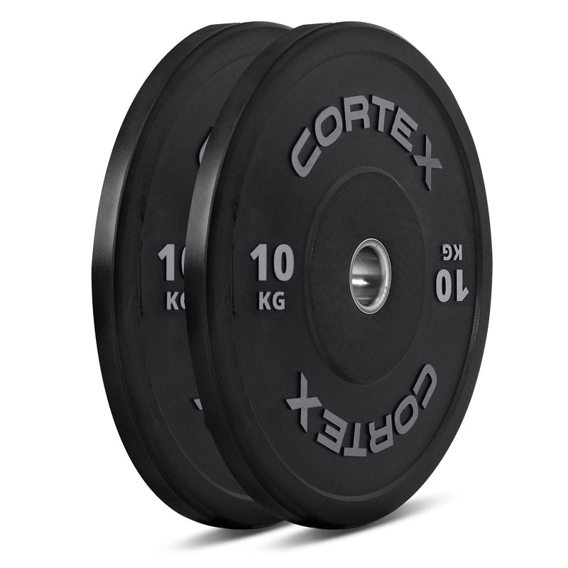 CORTEX Pro 170kg Black Series Bumper Plate V2 Package with SPARTAN205 Barbell Payday Deals