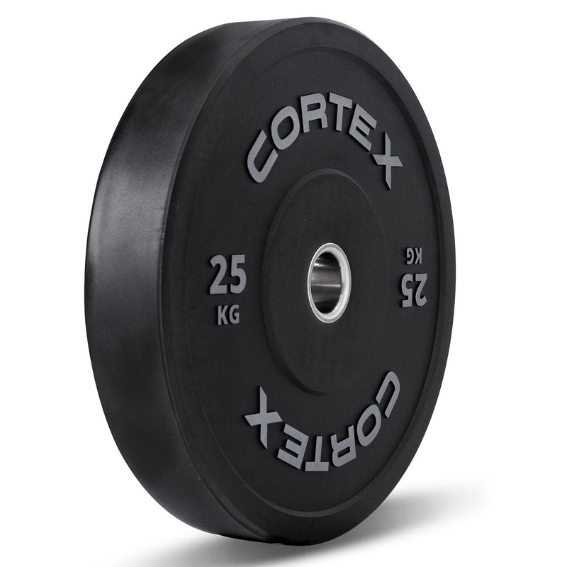 CORTEX Pro 170kg Black Series Bumper Plate V2 Package with SPARTAN205 Barbell Payday Deals