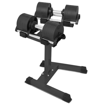 CORTEX RevoLock 64kg Adjustable Dumbbell Set with Stand (32kg Pair) Payday Deals