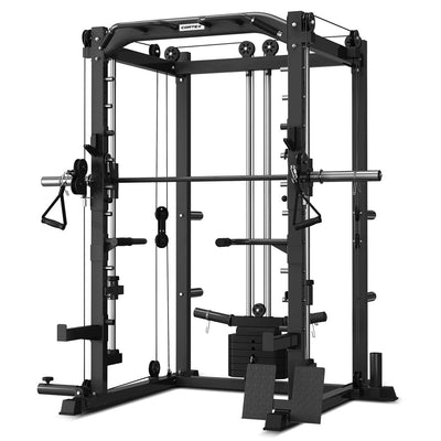 CORTEX SM-20 6-in-1 Power Rack with Smith & Cable Machine Payday Deals