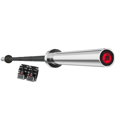 CORTEX SPARTAN100 7ft 20kg Olympic Barbell with Lockjaw Collars Payday Deals