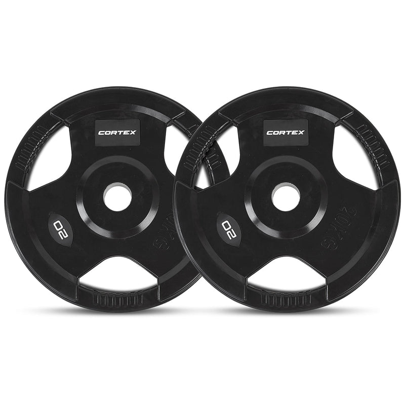 CORTEX SR-10 Squat Rack Package + 100kg Olympic Tri-Grip Weight Plates Package Payday Deals