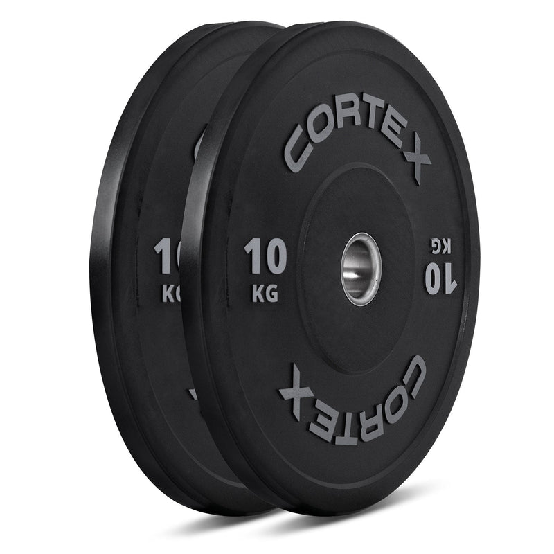 CORTEX Starter 85kg Black Series Bumper Plate V2 Package with SPARTAN200 Barbell Payday Deals