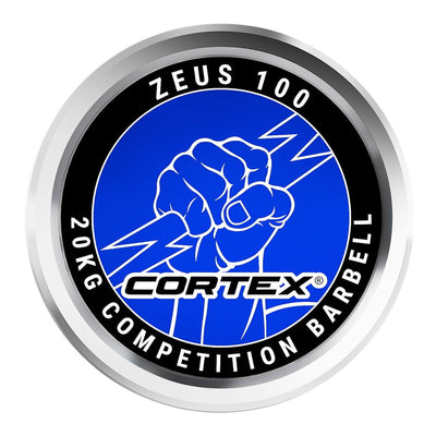 CORTEX ZEUS100 7ft 20kg Olympic Competition Barbell with Aluminium Lockjaw Collars Payday Deals