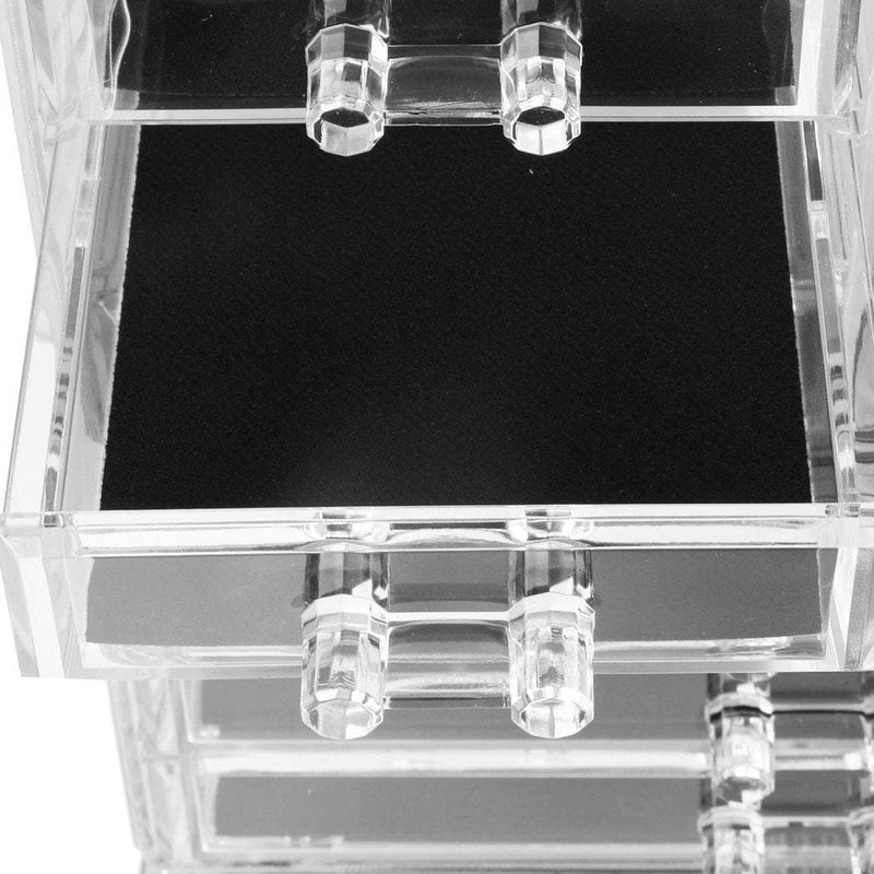 Cosmetic 10 Drawer Makeup Organizer Storage Jewellery Holder Box Acrylic Display Payday Deals