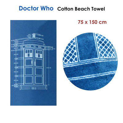 Cotton Bath / Beach Towel Doctor Who Payday Deals