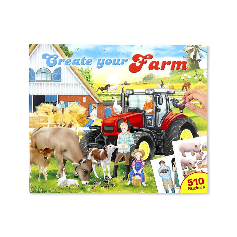 Create Your Farm Sticker Book 510 Stickers Payday Deals