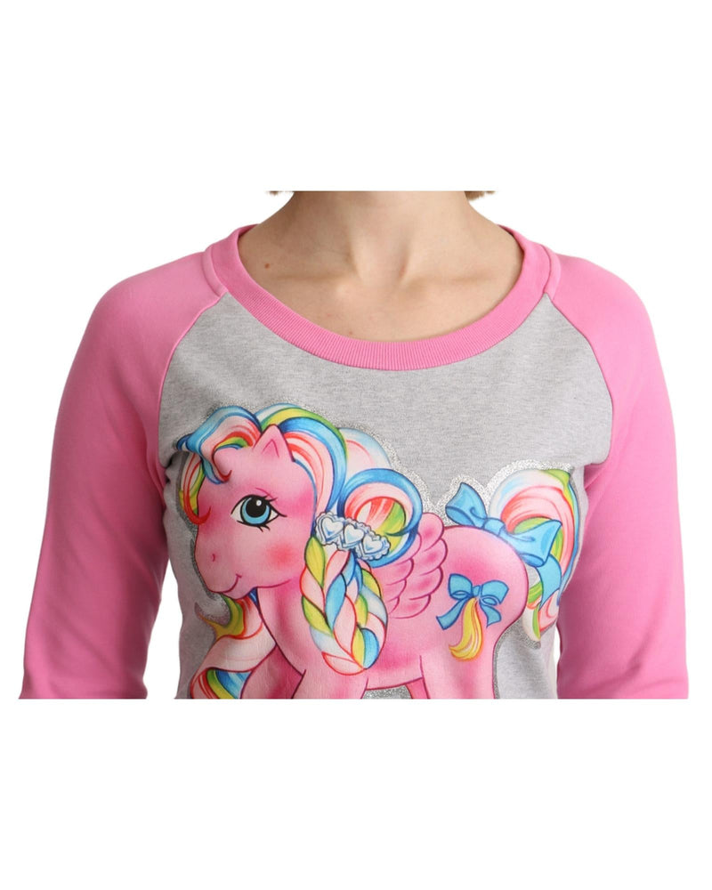 Crew Neck 3/4 Sleeve Sweater Dress with My Little Pony Motive 36 IT Women Payday Deals