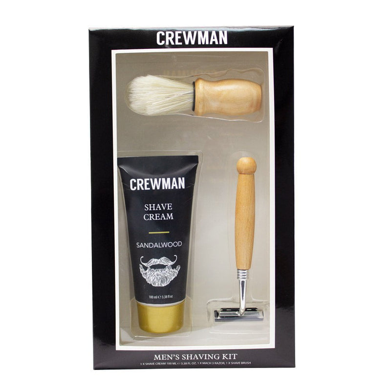 Crewman Shave Set Gift Box 3 piece After Shave 100ml, Razor, Shaving Brush Payday Deals