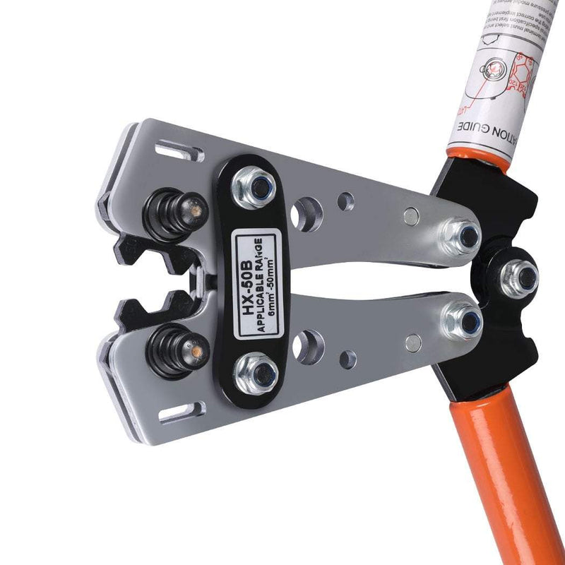 Crimping Tool Cable Crimper Wire Plug Pliers Battery Terminal Lug Hex 6-50mm² Payday Deals