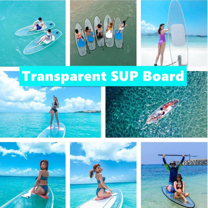 Crystal SUP Board Clear Paddle Board Payday Deals