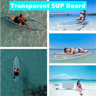 Crystal SUP Board Clear Paddle Board Payday Deals