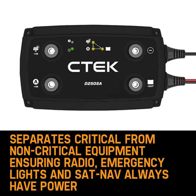CTEK 20A OFF GRID Battery Charging System w/ D250SA & Digital Display Monitor Payday Deals