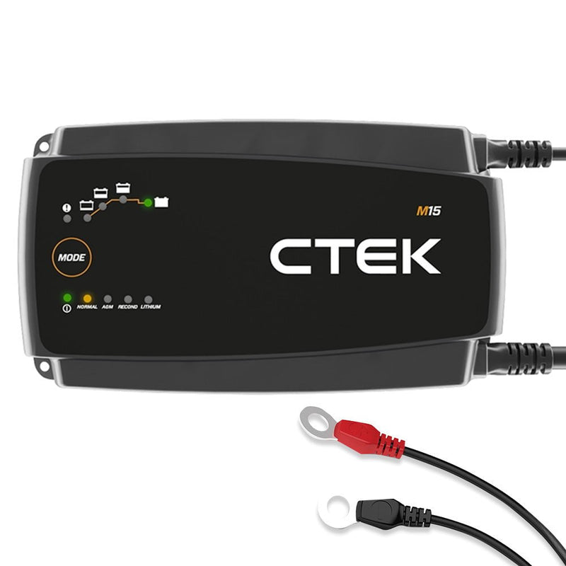 CTEK M15 Automatic Marine Boat Battery Charger Maintainer 12V Lead Acid Lithium Payday Deals
