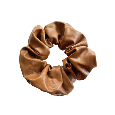 Culturesse Aveline Leather Scrunchie (Turmeric Large) Payday Deals