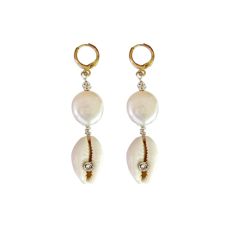 Culturesse Estere Runway Shell Drop Earrings Payday Deals