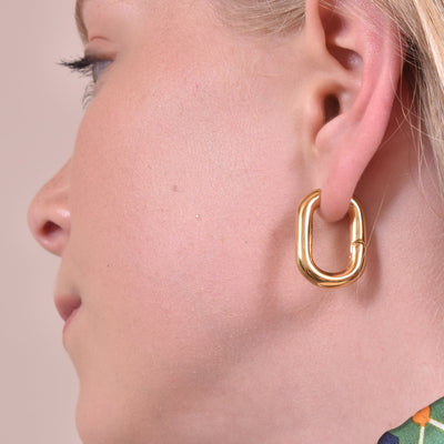 Culturesse Girlfriend Gold Chain Earrings Payday Deals