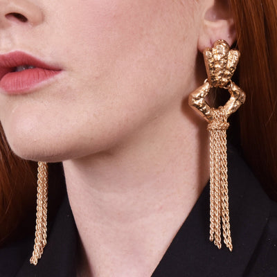 Culturesse Natalii Golden Knot Earrings Payday Deals