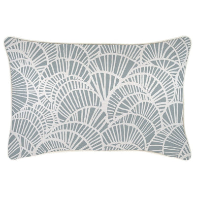 Cushion Cover-With Piping-Positano Smoke-35cm x 50cm Payday Deals