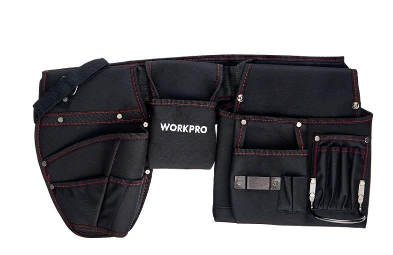WORKPRO TOOL BAG WITH HOLSTER AND POUCH - Payday Deals