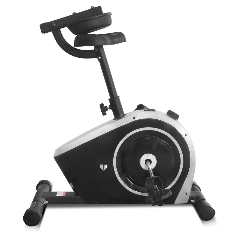 Cyclestation3 Exercise Bike with ErgoDesk Automatic Standing Desk 1500mm in Oak Payday Deals