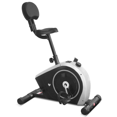 Cyclestation3 Exercise Bike with ErgoDesk Automatic Standing Desk 1500mm in White Payday Deals