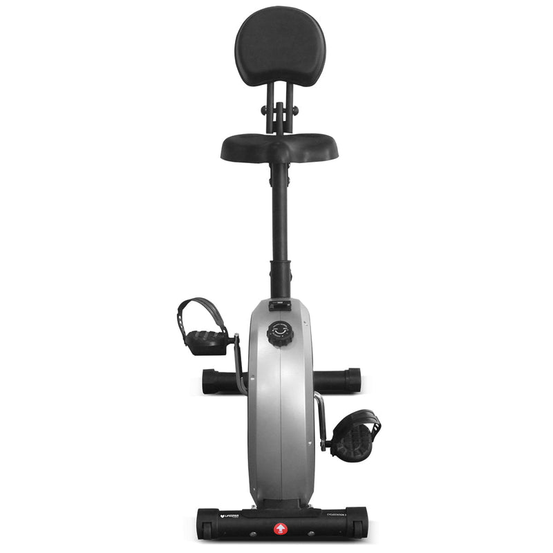 Cyclestation3 Exercise Bike with ErgoDesk Automatic Standing Desk 1800mm in White Payday Deals