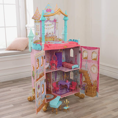 Dance & Dream Dollhouse Pink with Furniture for kids (Model 5) Payday Deals