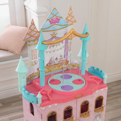 Dance & Dream Dollhouse Pink with Furniture for kids (Model 5) Payday Deals