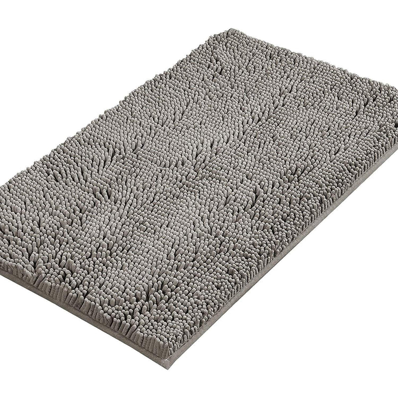 Dark Grey Bath 45*70cm Mat Rug Bathroom Extra Soft Absorbent Rugs Non Slip Quick Dry Payday Deals