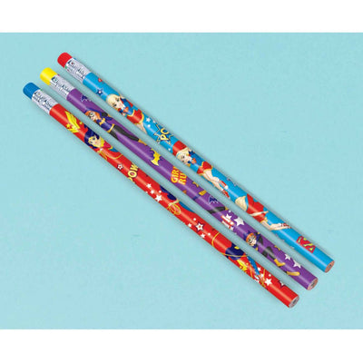DC Super Hero Girls Favour Pencils 12 Pack