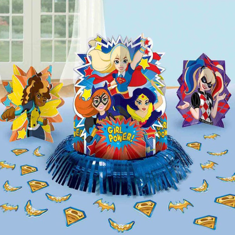DC Superhero Girls Table Centrepiece Decorations Kit Payday Deals