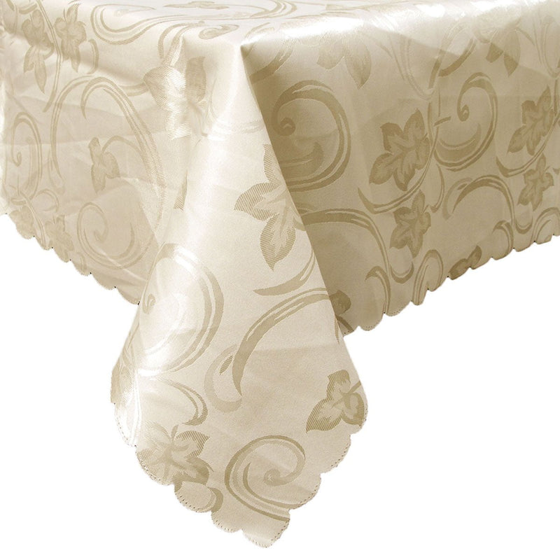 Deco Cream Luxury Jacquard Tablecloth 150 x 270 cm Payday Deals