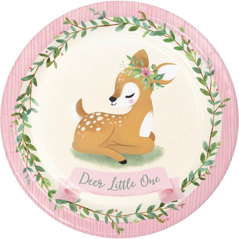 Deer Little One- 8 Guest Deluxe Tableware Party Pack Payday Deals