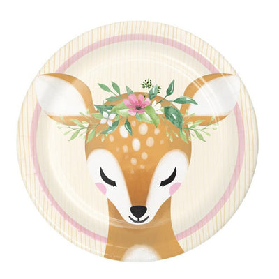 Deer Little One 8 Guest Small Tableware Party Pack Payday Deals